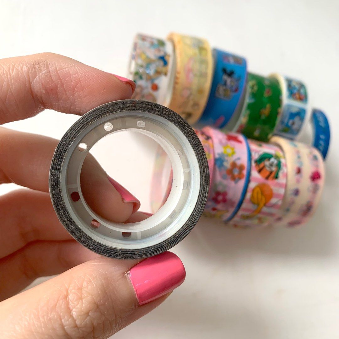 Selotip solatip lucu gambar cute anak anak warna warni, Buku & Alat