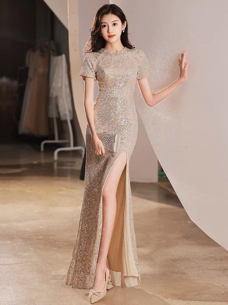 Sexy dinner top gown