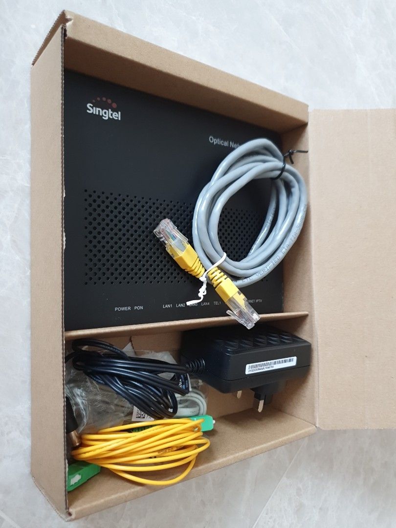 Singtel Optical Network Router, Computers & Tech, Office & Business ...