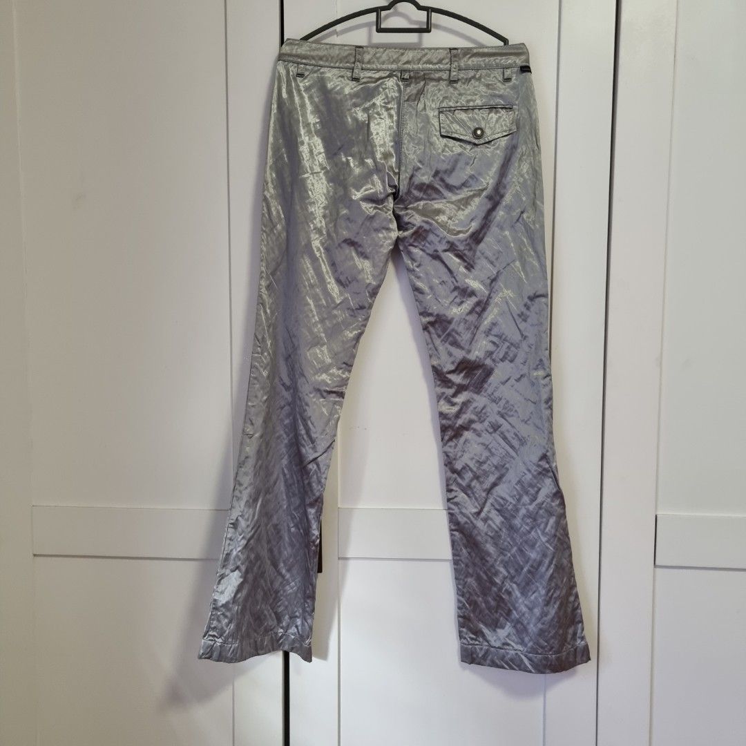 Girls silver jeans sales