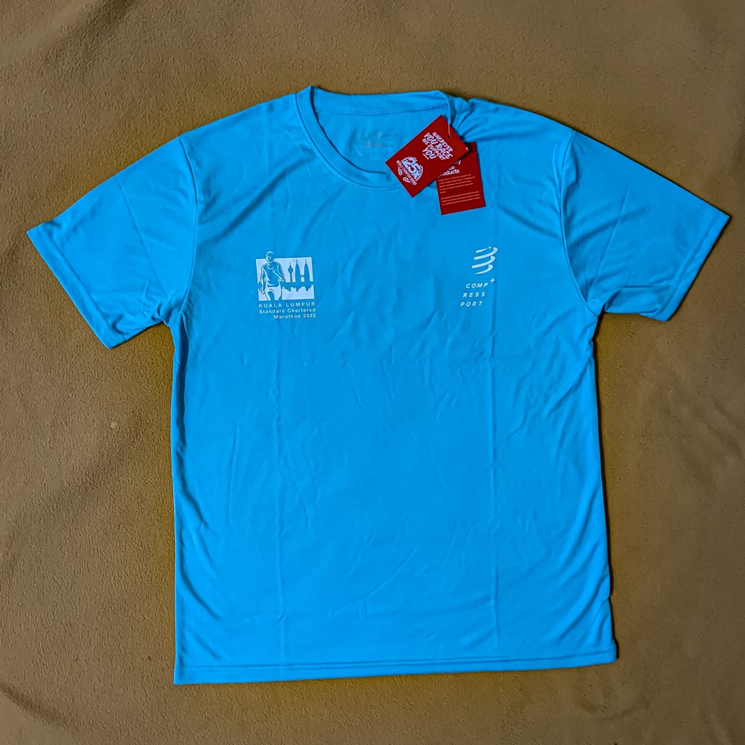 Standard Chartered KL Marathon finisher 42km tee 2022 Compressport, Men