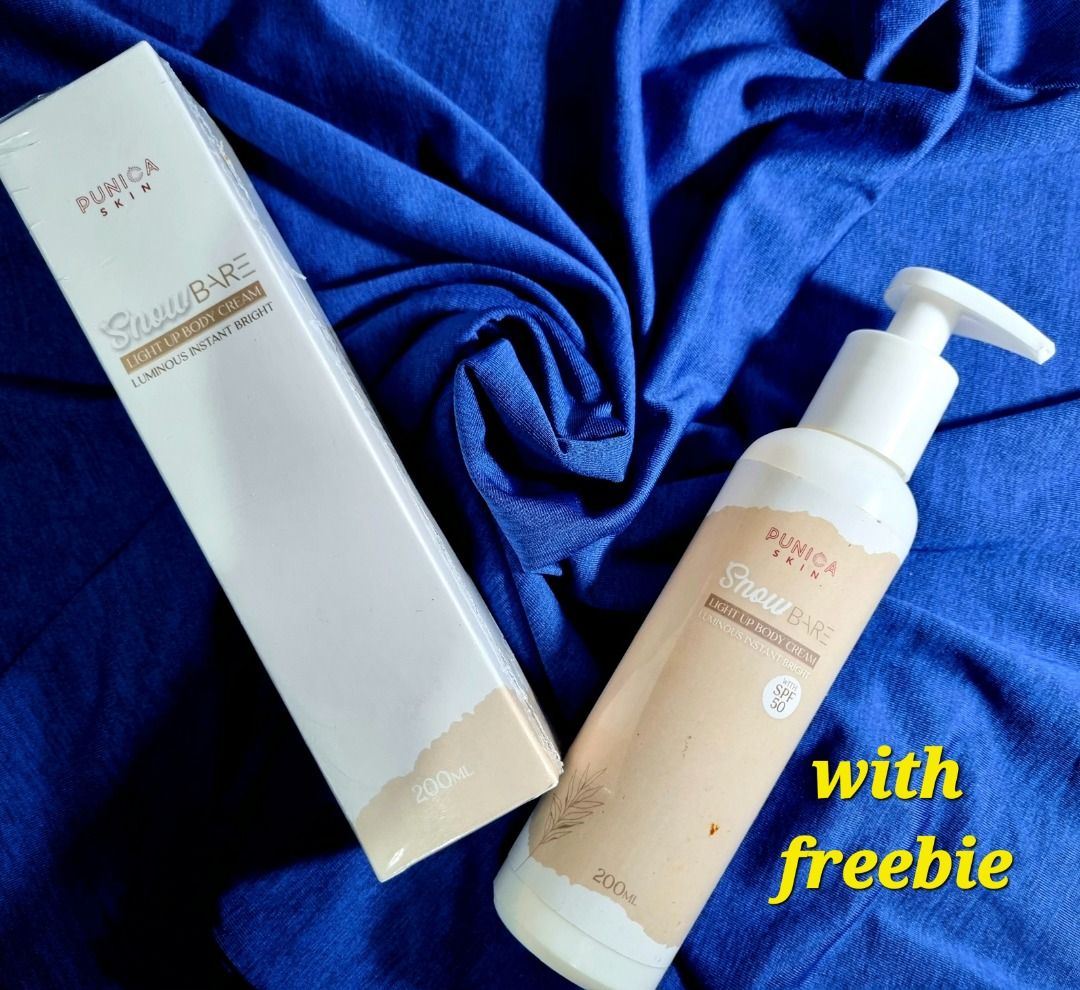 Snow Bare Light Up Body Cream by Punica Skin, Beauty & Personal Care