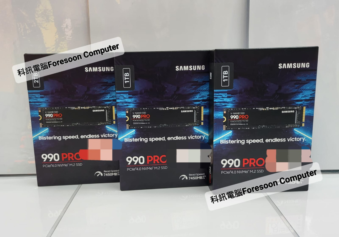 🚦🌞最新超高速SSD 5年保養🌞🚦SAMSUNG 990 PRO PCle 4.0 NVMe M.2