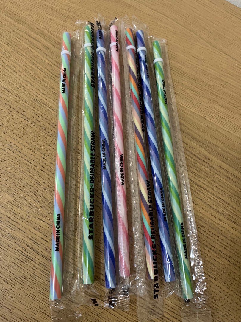 Starbucks Straws, Furniture & Home Living, Kitchenware & Tableware