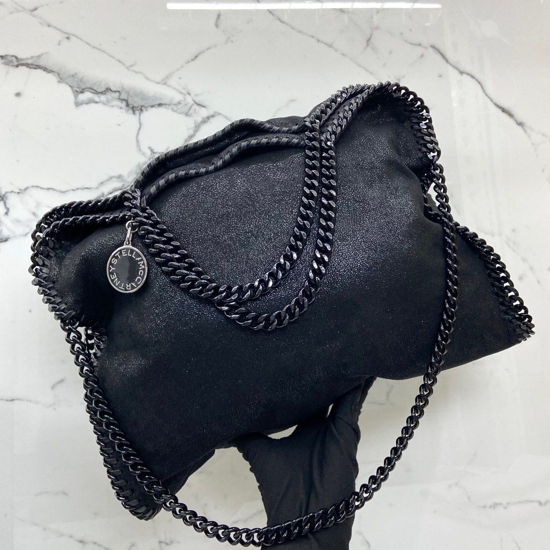 Stella mccartney black chain bag online