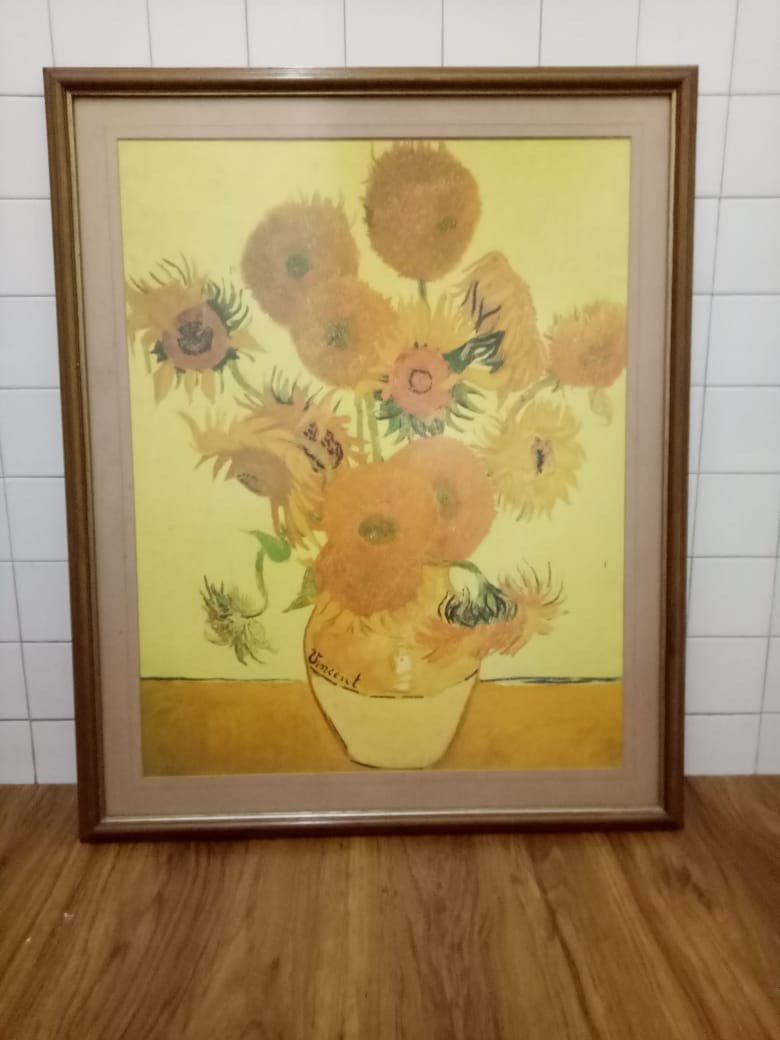 Sunflower Vincent van Gogh, Furniture & Home Living, Home Decor, Frames
