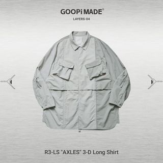 Sz1 Goopimade R3-LS "AXLES" 3-D Long Shirt - Gray