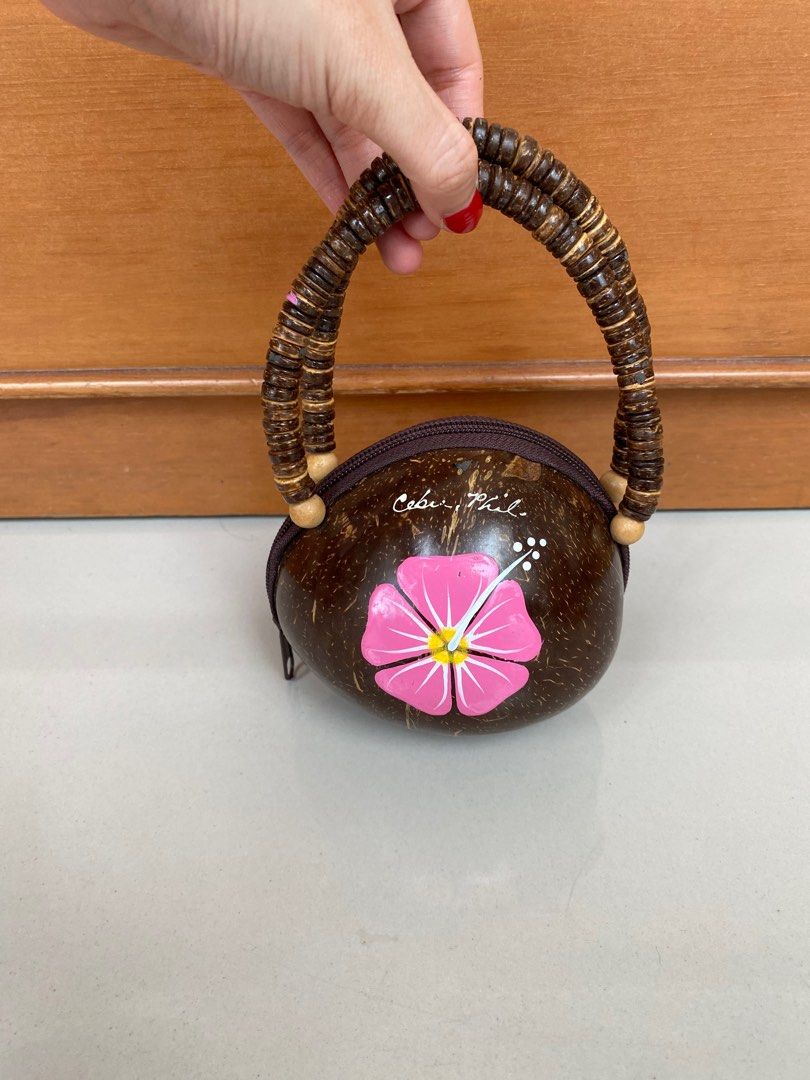 Tas Clutch Hawaii Kayu Ethnic, Fesyen Wanita, Tas Dompet di