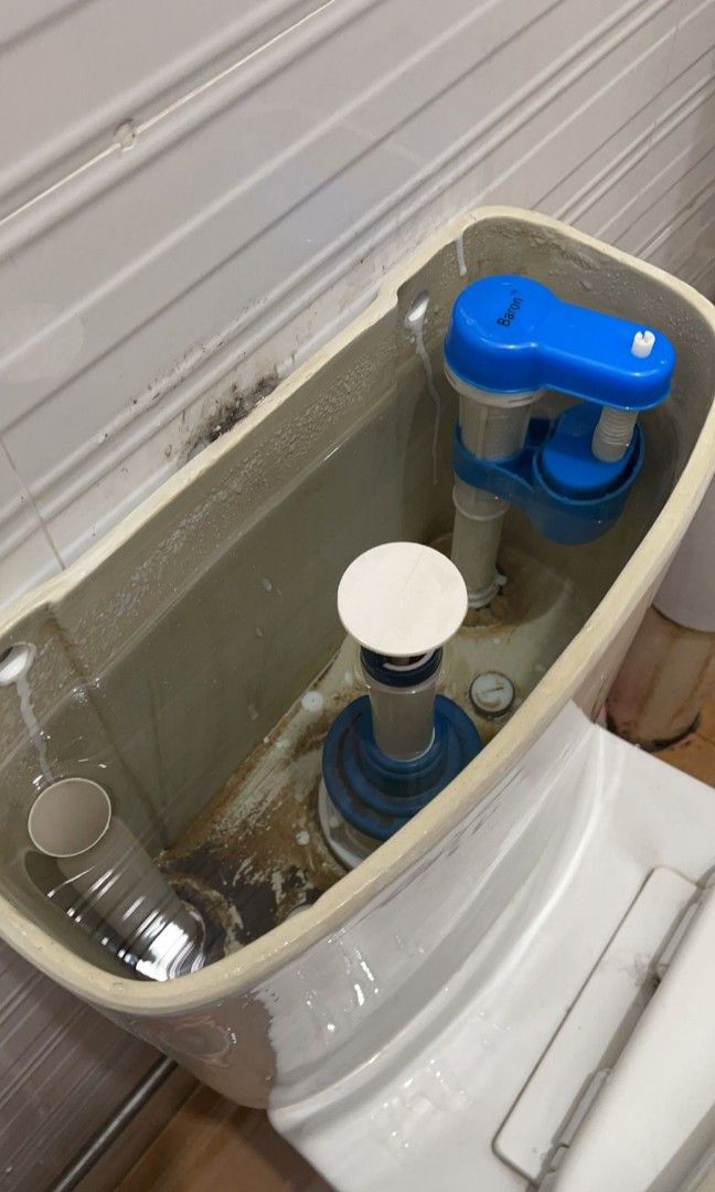 Toilet bowl Clogged. Blockage /leaking /system /Collar Rubber