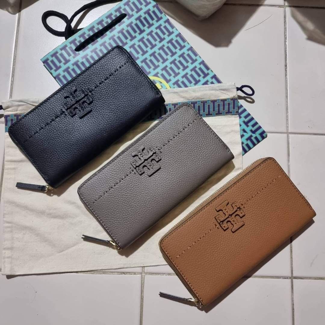 Tory Burch Mcgraw Zip Continental Wallet, Women's Fashion, Bags & Wallets,  Wallets & Card holders on Carousell