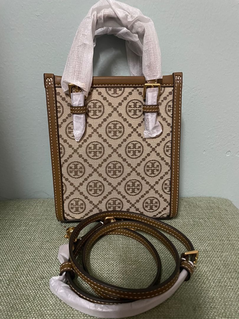 Tory Burch T Monogram Jaquard Mini Tote : Unboxing and Review 