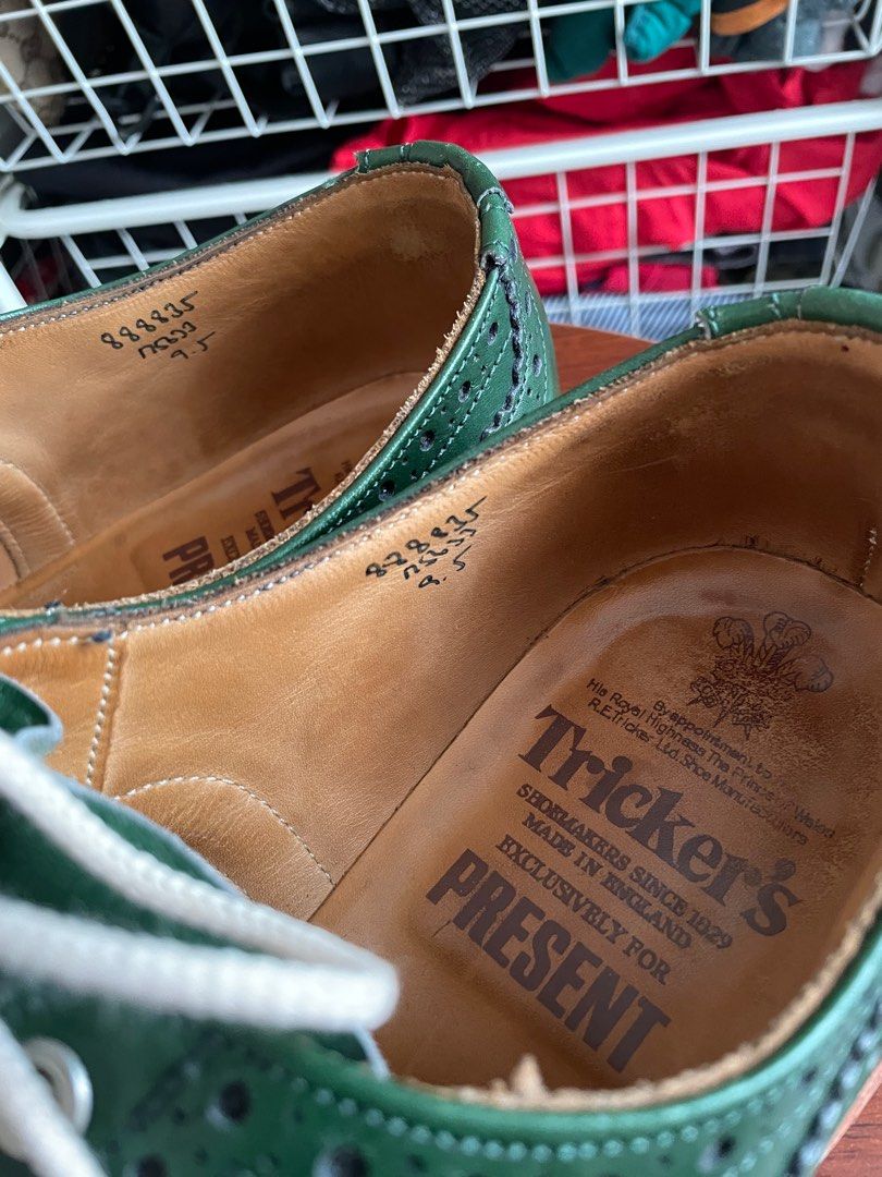 Tricker's Bourton Brogue Shoes, 男裝, 鞋, 西裝鞋- Carousell