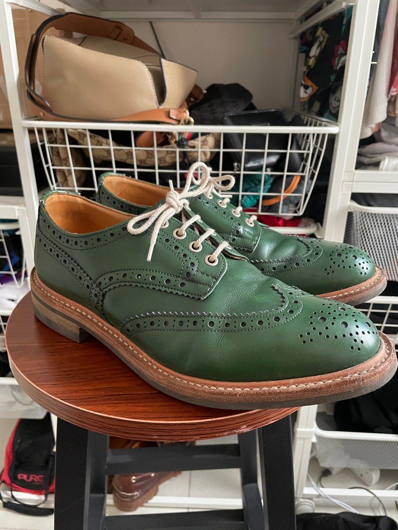 Tricker's Bourton Brogue Shoes, 男裝, 鞋, 西裝鞋- Carousell