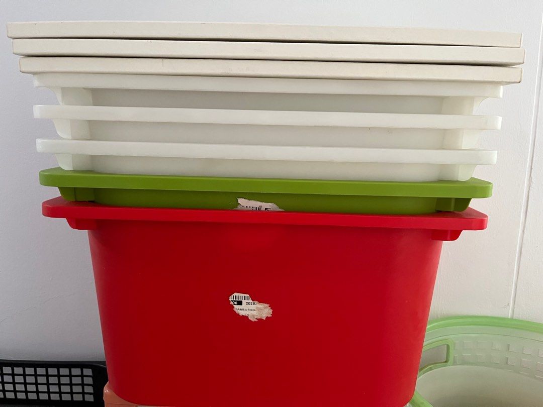 Trofast bin and trays, Furniture & Home Living, Furniture, Shelves