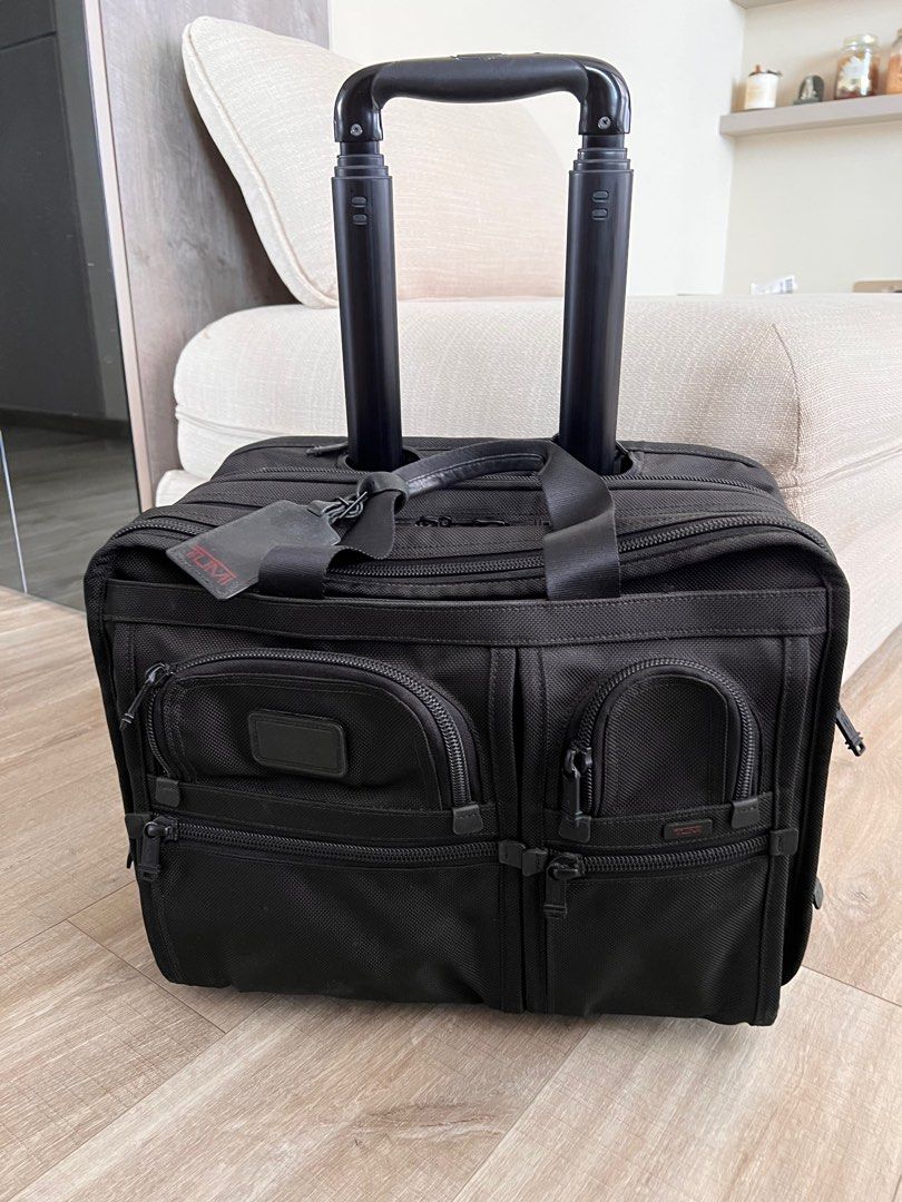 Tumi rolling briefcase sale on sale