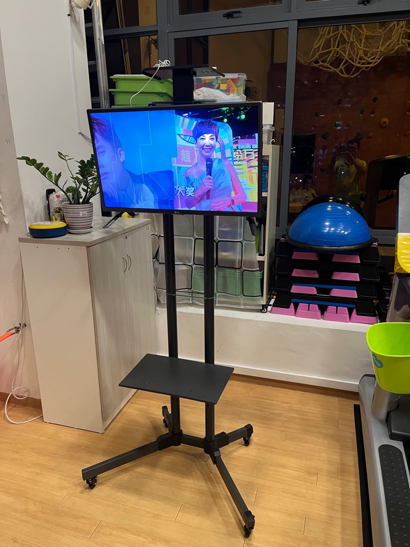 TV Mount with Rollers, Furniture & Home Living, Furniture, TV Consoles