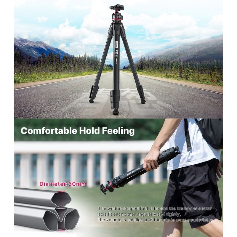 Ulanzi OMBRA Ying Travel Tripod — (Light Weight Aluminum Travel Tripod