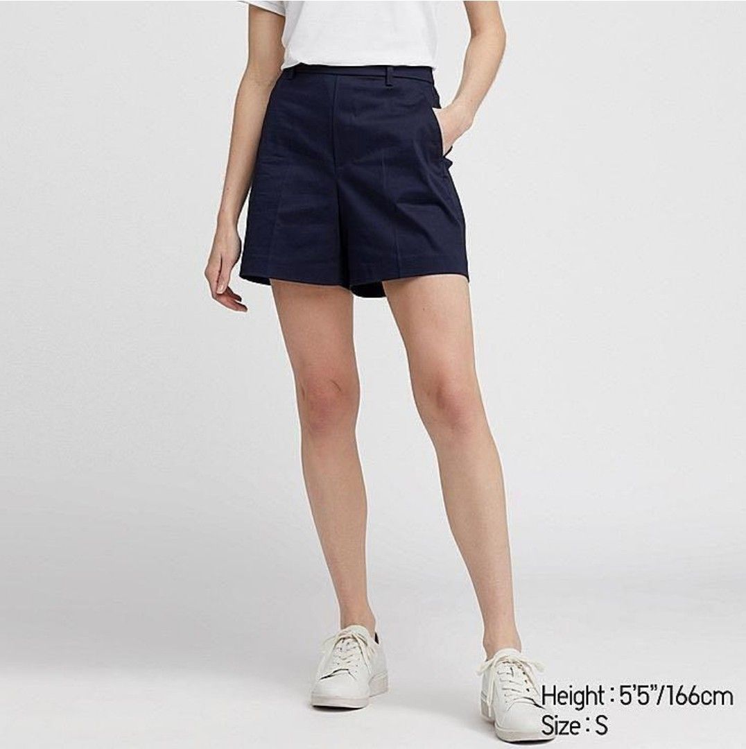 Navy hotsell satin shorts