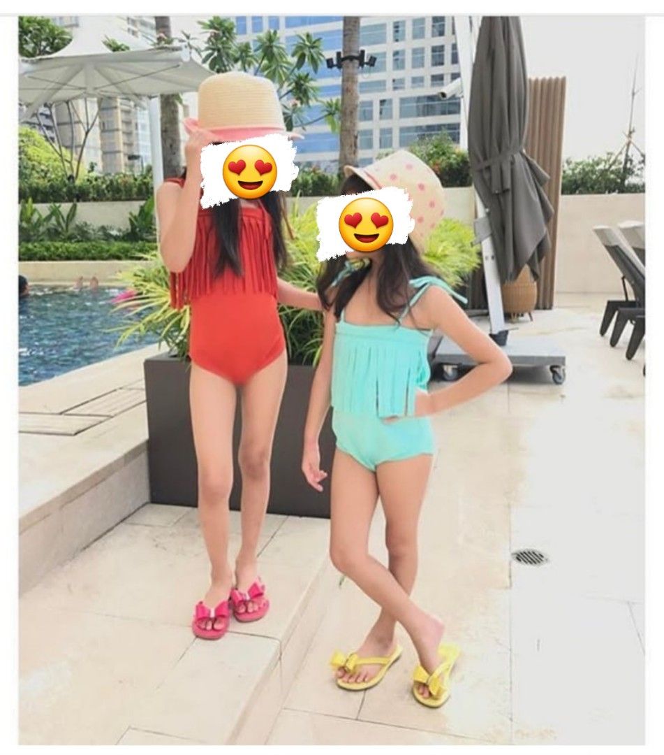 Vidaforlildivas fringe bathing suit (Category: Babies & Kids Fashion) located in Balanga. Submitted by _thriftizen (Listing ID 1197091521, Image 2). Description: fits 4-5 can be used as body suit/ top.