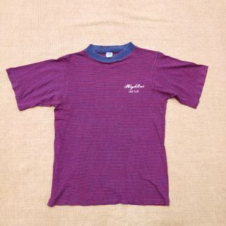 Vintage champion blue bar stripe 70s