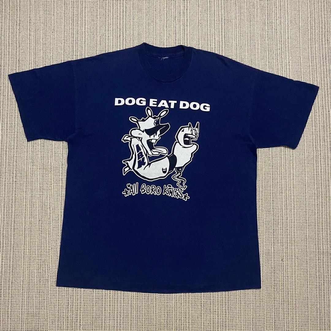 Dog Eat Dog All Boro Kings Mens Black T Shirt Crossover Mucky Pup Nastasee  New Men Cotton Tshirt - AliExpress