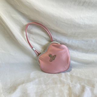 Vivienne Westwood pink heart mini shoulder bag