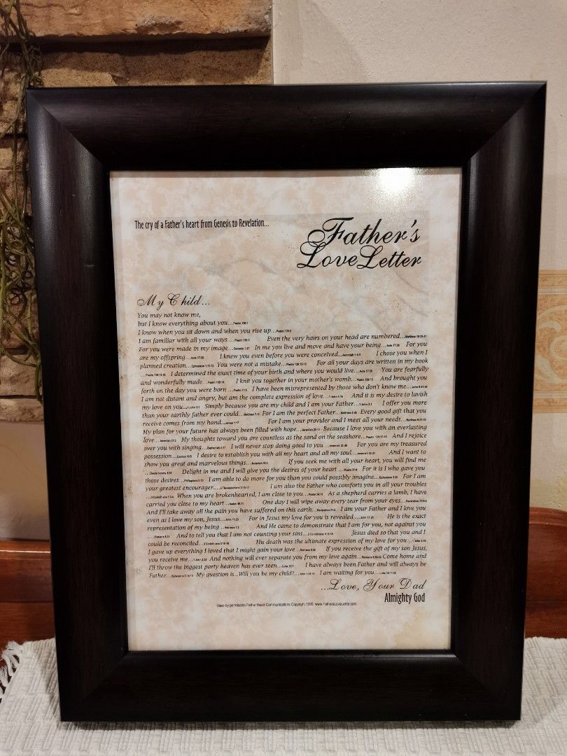 Wall decor with Bible verse, Hobbies & Toys, Collectibles & Memorabilia