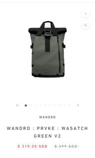Wandrd Prvke 31L Green + Camera Cube + Premium Strap