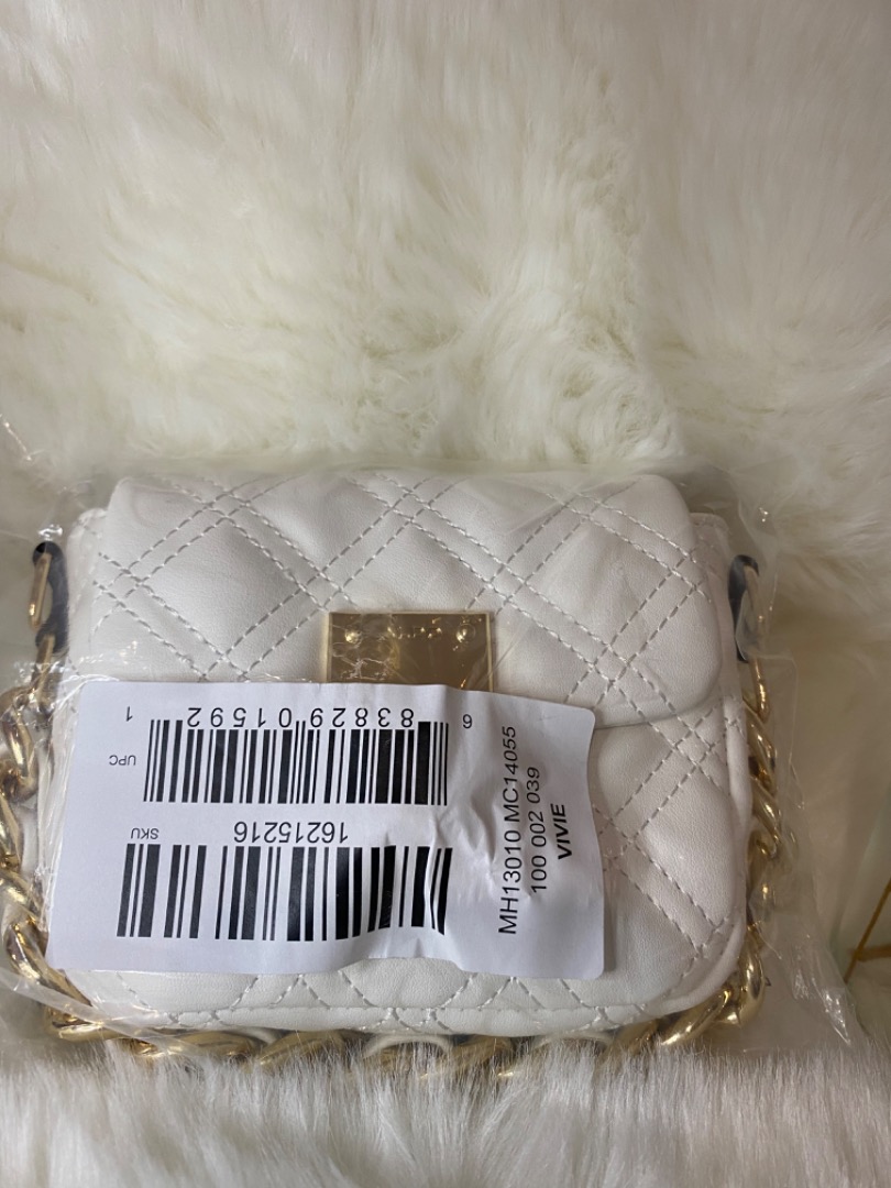 White Aldo Vivie Micromini Bag, Women's Fashion, Bags & Wallets, Cross