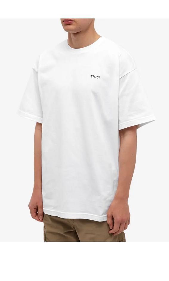 wtaps standart white tee size 02, 男裝, 上身及套裝, T-shirt、恤衫