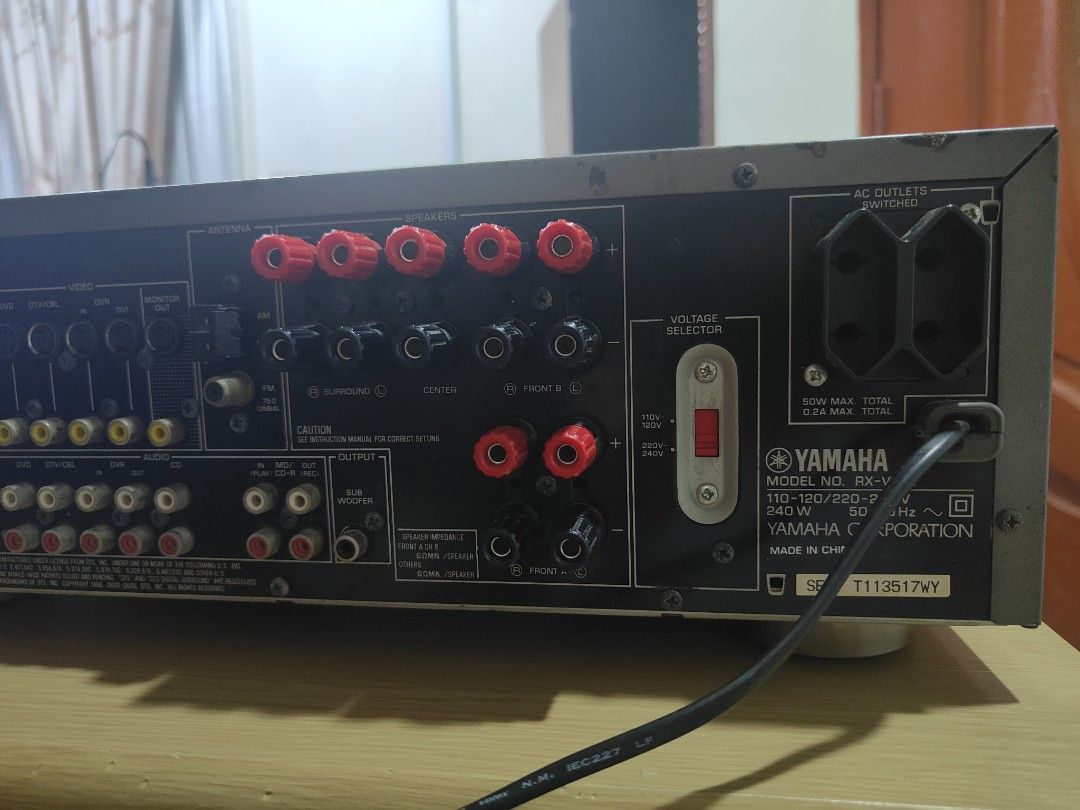 Yamaha RXV461 AV Receiver, Audio, Soundbars, Speakers & Amplifiers on