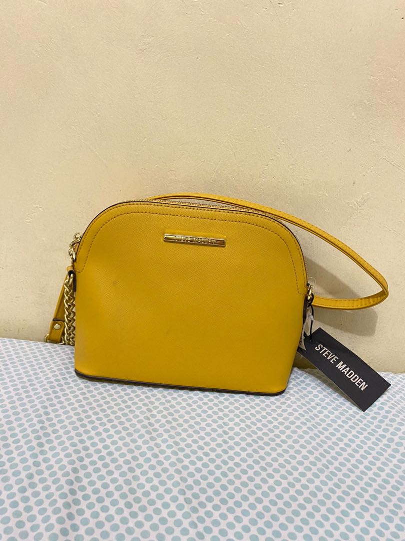 Yellow steve madden wallet deals