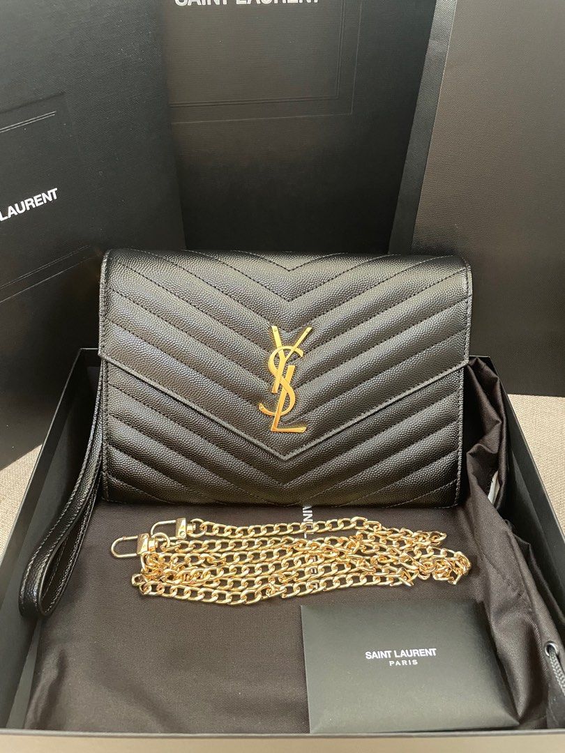 Ysl classic clutch discount