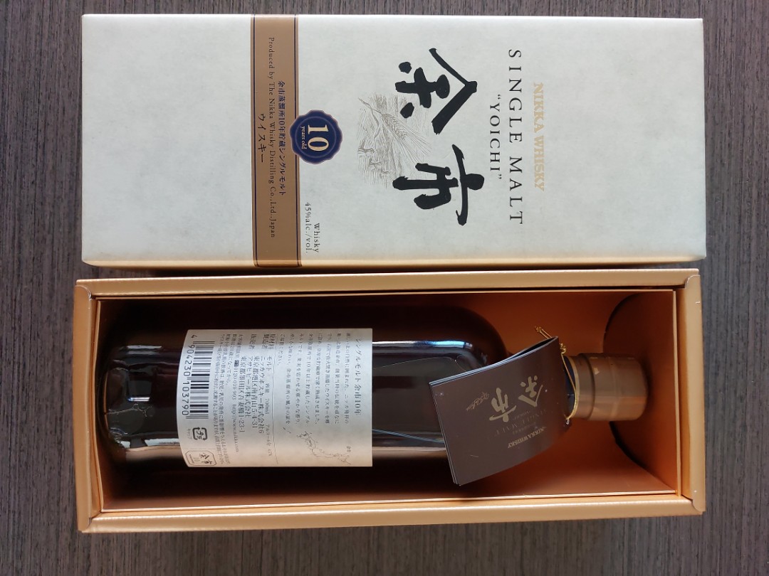 日本威士忌，全新余市10年威士忌，700ml, 嘢食& 嘢飲, 酒精飲料