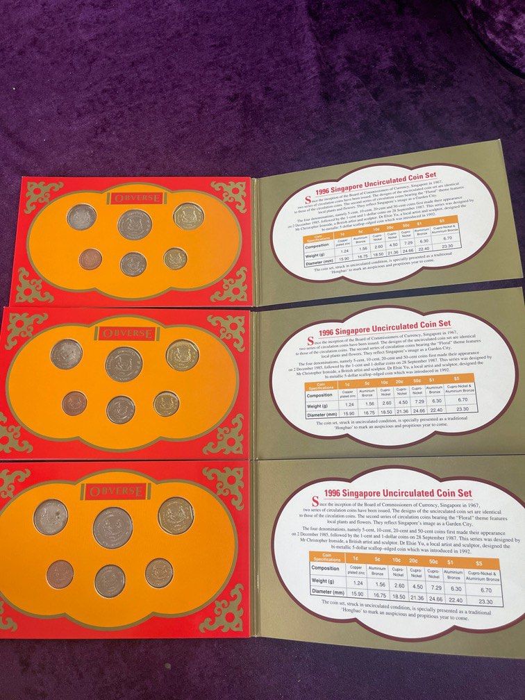 1996 uncirculated coin set, Hobbies & Toys, Memorabilia & Collectibles