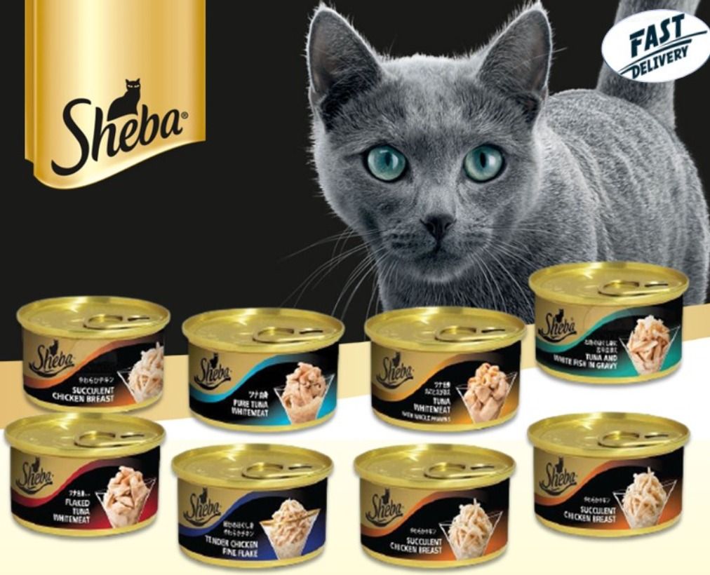 Cheapest sheba deals cat food