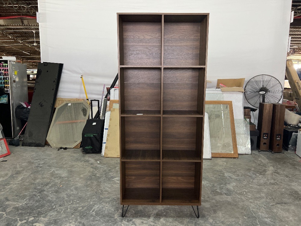 2 by 4 Wooden Rack Dark Oak Colour / 2 by 4 Rak Kayu Warna Oak Gelap ...