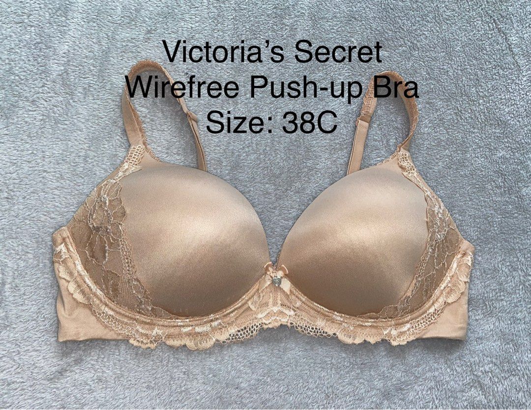 38C/40B Victoria's Secret Wirefree Push-up Bra, Women's Fashion,  Undergarments & Loungewear on Carousell