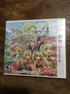 3DS game Rune Factory 4 sealed