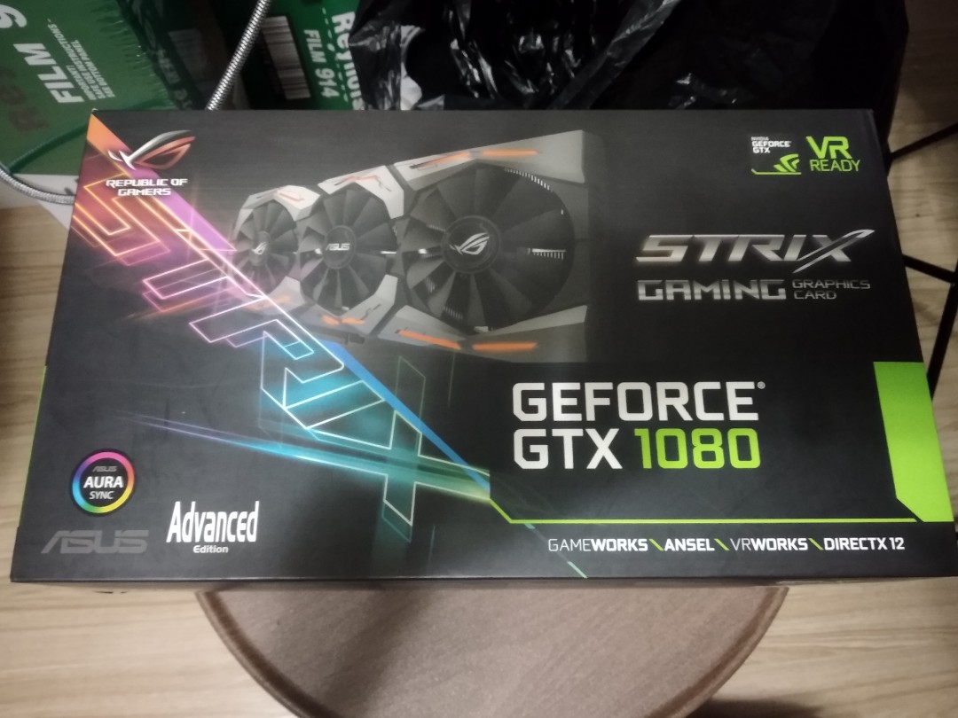 華碩顯示卡Asus ROG STRIX GeForce GTX 1080 GAMING Advanced Edition