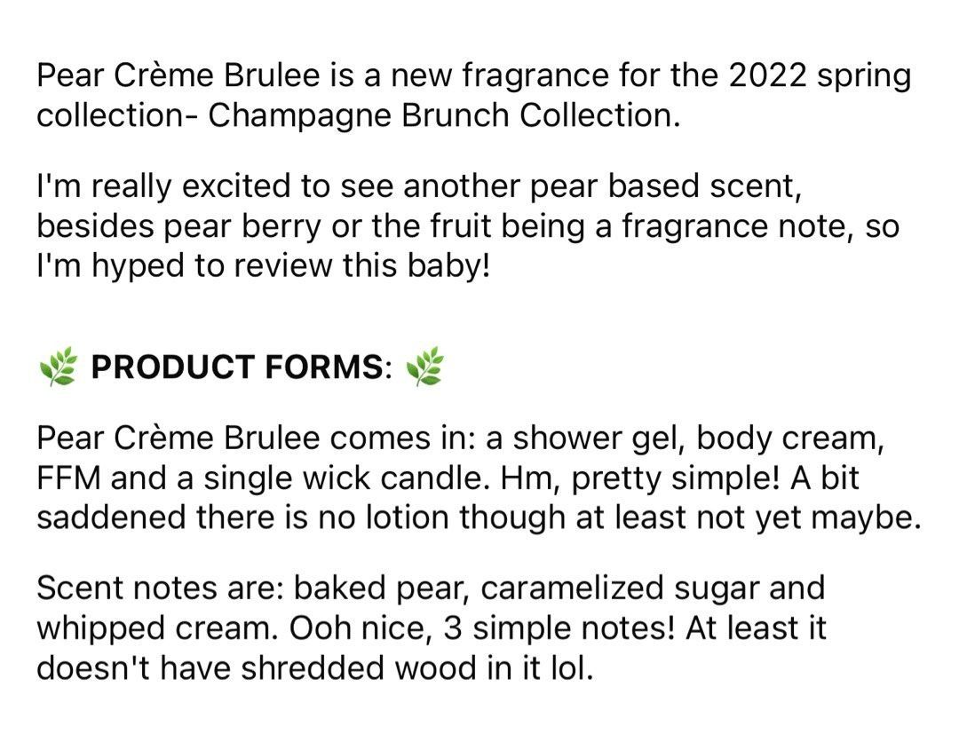 Bath & Body Works Fragrance Mist (BBW), Beauty & Personal Care