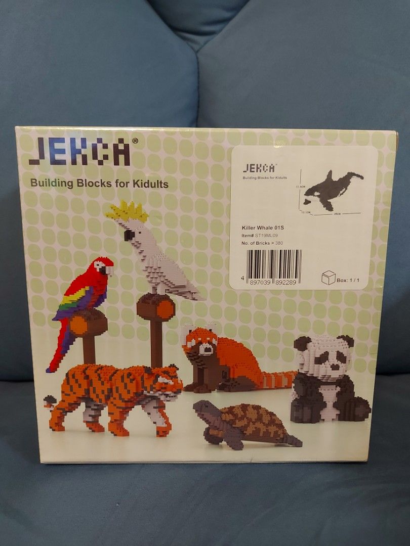 全新正版 Jekca Building Blocks for kidults 殺人鯨積木 Killer Whale 01S (要砌), 興趣及