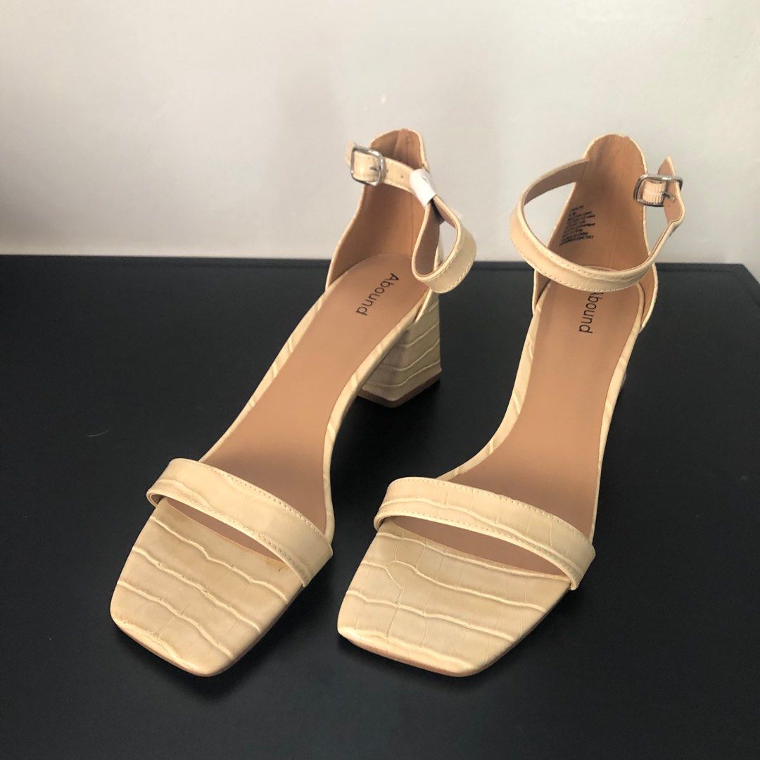 Abound ankle strap block heel sandals size 8.5 9 Women s Fashion