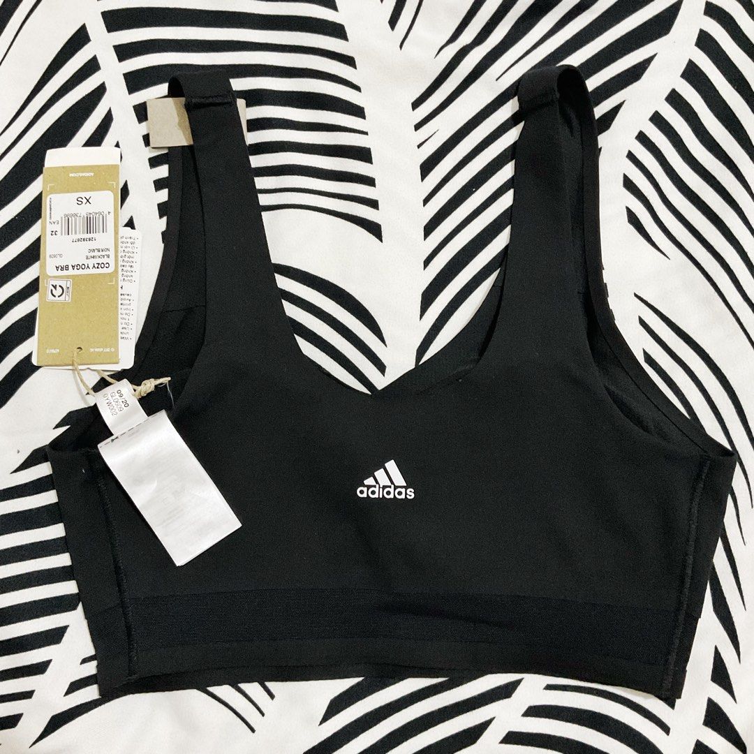 Adidas Cozy Yoga Bra, Women's Fashion, Activewear on Carousell