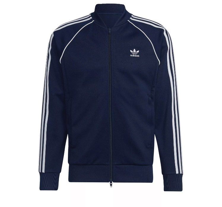 Adidas track jacket outfit men sales