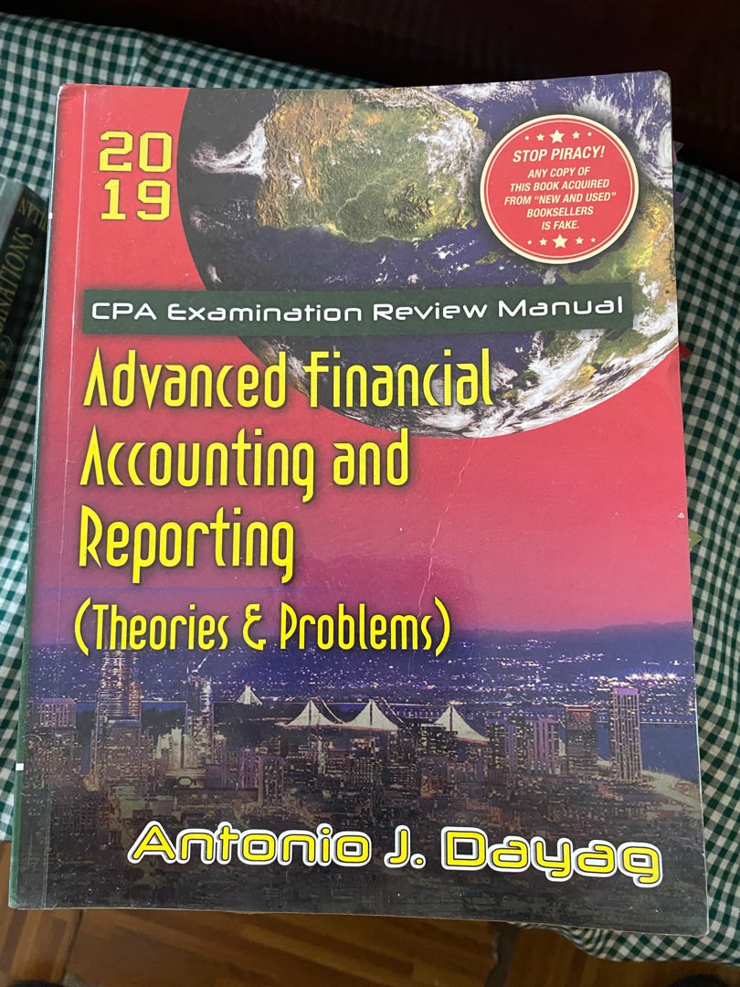 Advanced Financial Accounting and Reporting (Theories and Problems