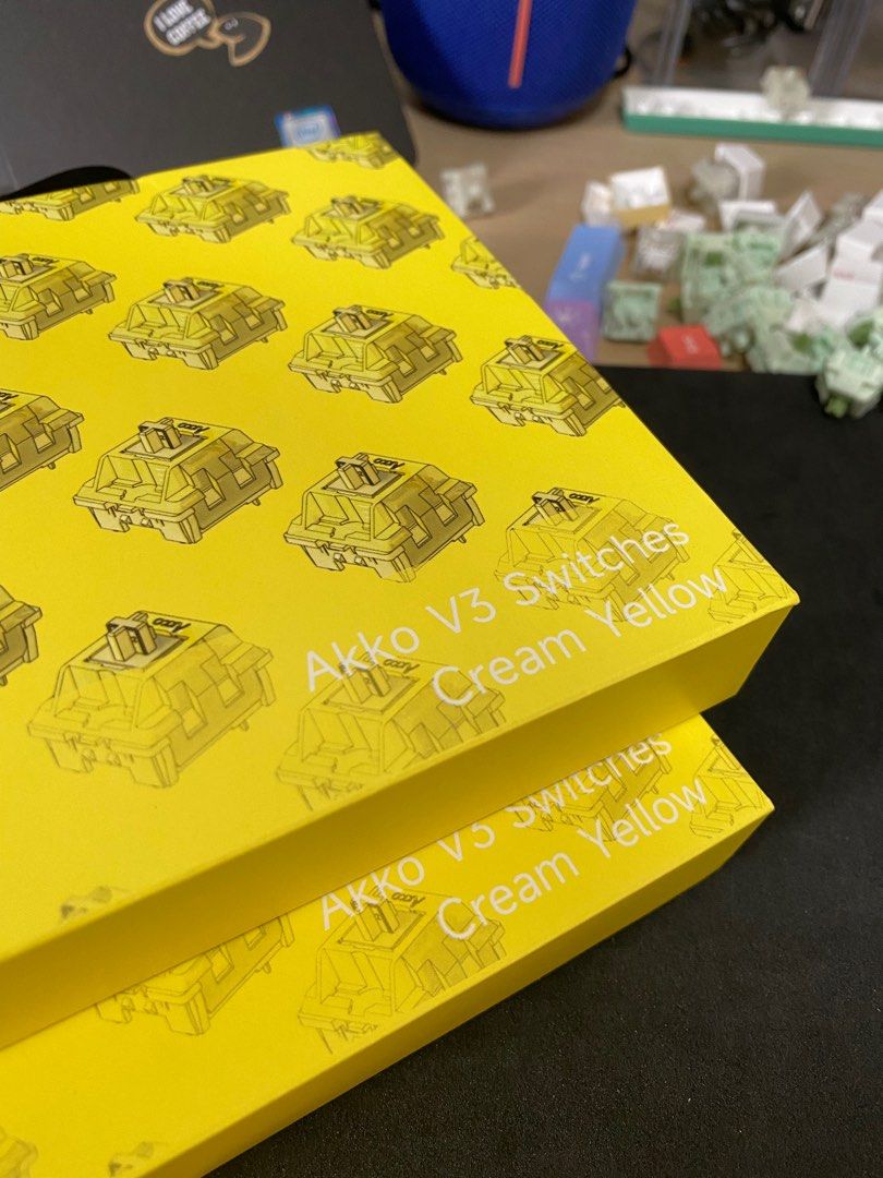 Akko Cream Yellow V3, Computers & Tech, Parts & Accessories, Computer ...