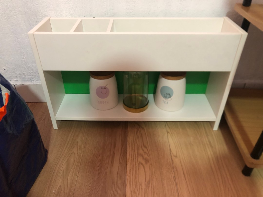 All in 1 IKEA shelves + dome + Jars+sauces bowl, Furniture & Home