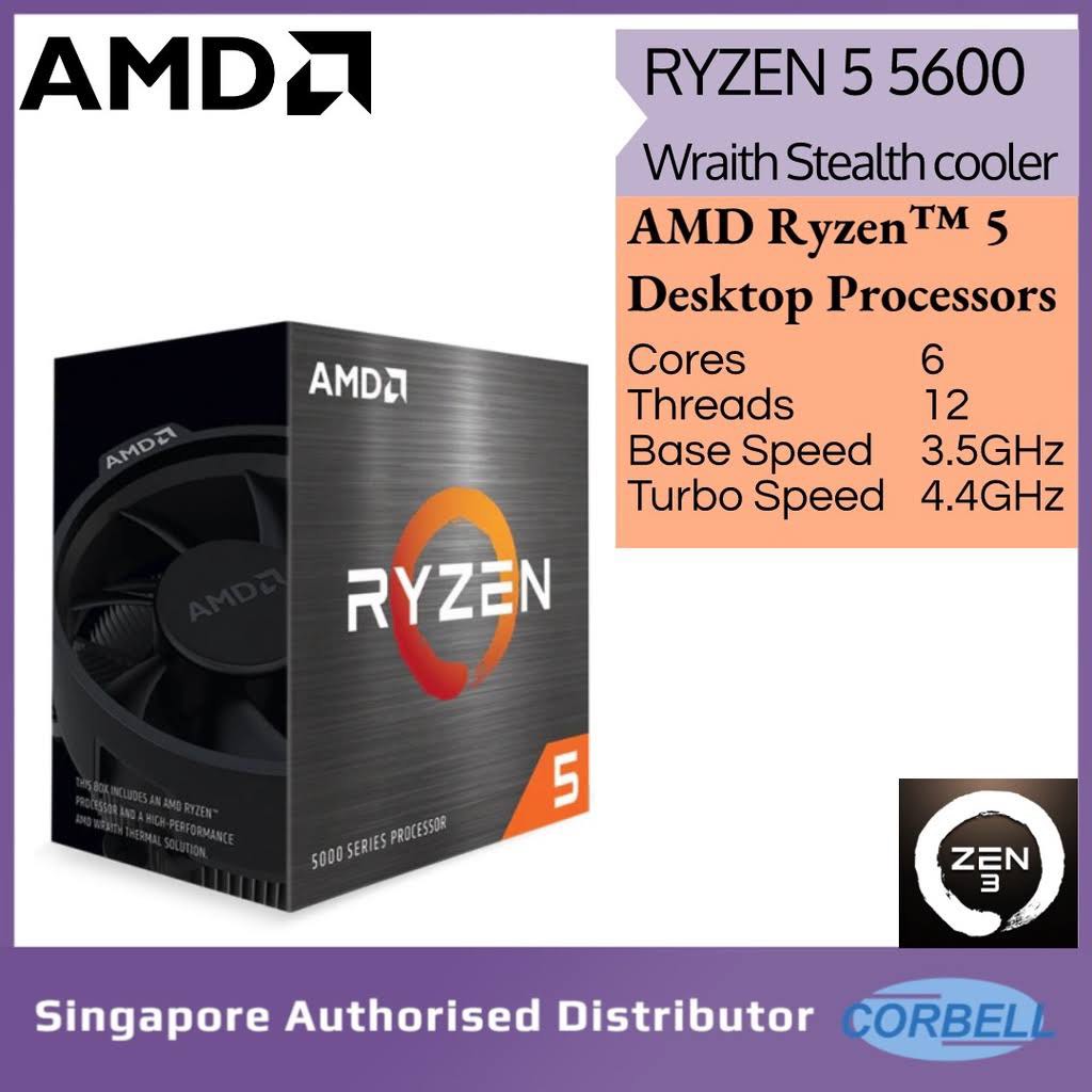 Computer 5600 AMD RYZEN 5 5600, Computers & Tech, Desktops on Carousell