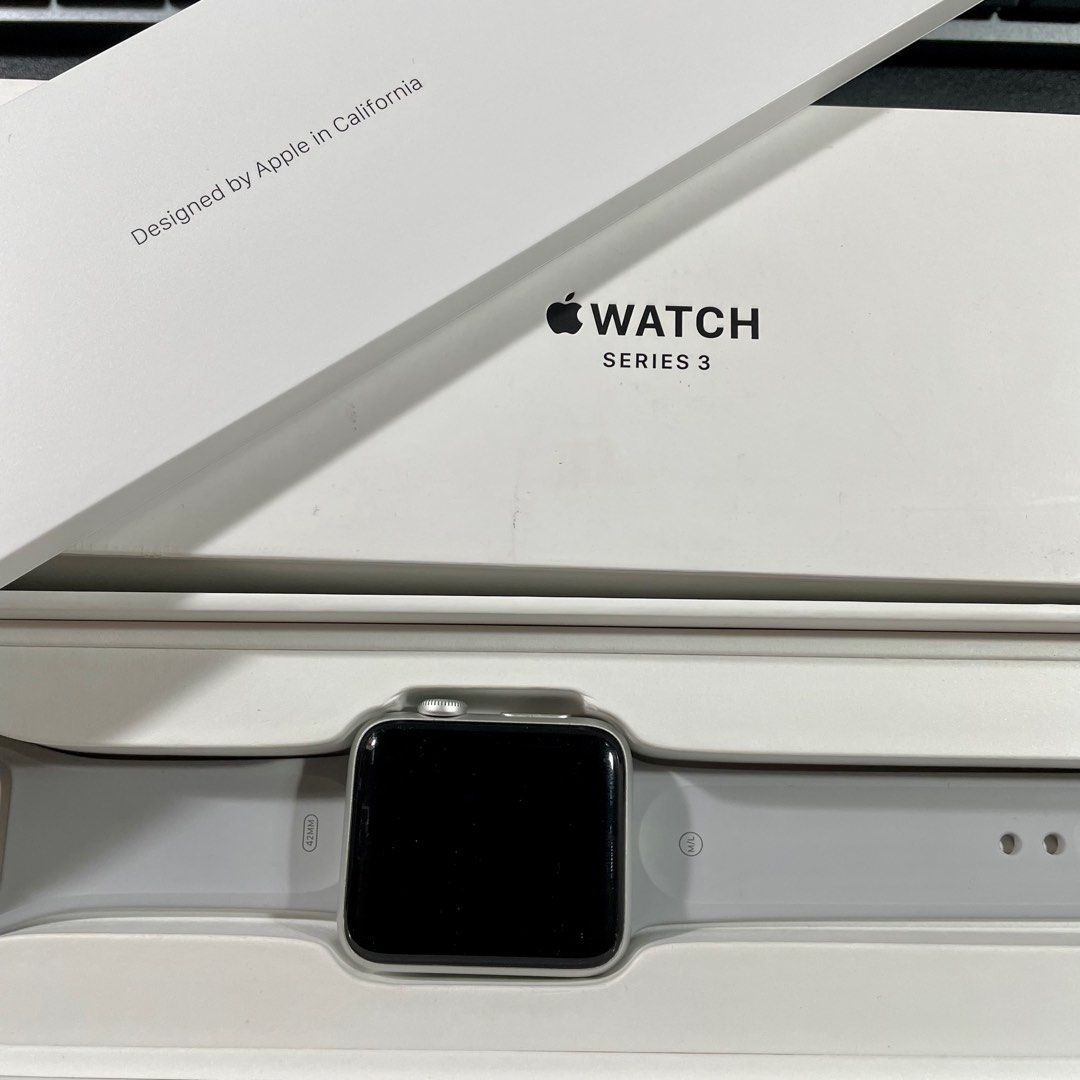 Apple watch series 3 42mm silver cheap aluminum fog sport band